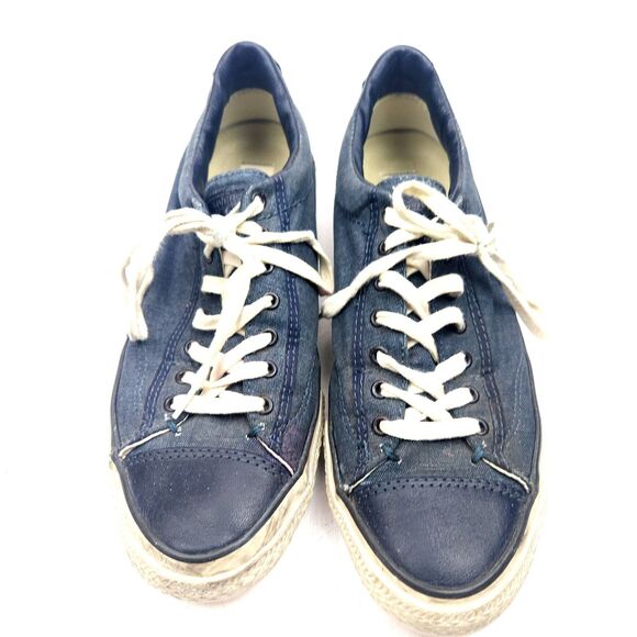 Converse x John Varvatos Star Player Mens Size 9 Navy Blue Leather/Canvas Shoes